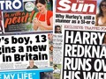 Newspaper headlines: 'Lily's boy' in UK and abuse inquiry 'cover-up': Thursday's front pages feature a range ...