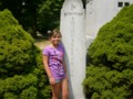 Daughter at Sojourner Truth Grave