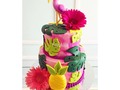 #flamingo #flamingocake #flamingoparty #tropical #cake #pineapple #cakepops #happybirthday #bakedvanillapasteleria