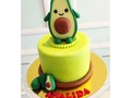 🥑 #avocado #avocadolover #aguacate #cake #cute #happybirthday #bakedvanillapasteleria