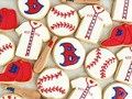 Baseball themed cookies @redsox