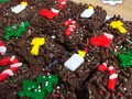 Brownies navideños perfectos para que celebres en familia! Sigue a: @margaritasaiehdejassir