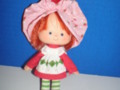 Vintage Strawberry Shortcake brown shoes