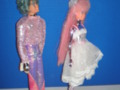 Barbie and Ken Metallic Spectra Robot Dolls Vintage