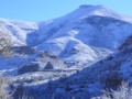 Snow capped Drakensberg Mountains