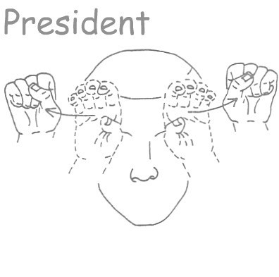 president in sign language