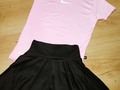 Conjuntos para las princesas de las casa.. Tallas disponibles 6..8.. 10-12... 14-16 Info al WhatsApp 04145159531 #rosado #negro #tendencia #moda #nike #baby #diadelniño #regalos #moda #oufit #tenis #nikesportswear #NikeRunning