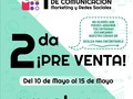 *#May09* A partir de este martes 10 de mayo y hasta el domingo 15 de mayo, haremos nuestra segunda preventa.  Si estás interesado en participar en el  1er Congreso Nacional de Comunicación, Marketing Digital y Redes Sociales. Mérida 2022, que se realizará el próximo 27 de mayo en el Centro Cultural Tulio Febres Cordero, debes formalizar tu inscripción a través de los siguientes teléfonos:  04247326623 0426-7919035  *Precio Especial. Solo pase personalizado* - 10 $ Estudiantes  - 10 $ Periodistas   Paquete 1. 20 $ Material POP Digital Personalizado + Certificado + Almuerzo  Paquete 2 25 $ Material POP En Físico personalizado + Certificado + Almuerzo  El horario de la actividad será:  Viernes 27 de mayo Desde las 8 de la mañana hasta las 6 de la tarde, con una hora para el almuerzo.   No te puedes perder esta oportunidad.  Te esperamos.   👉🏻 No te pierdas esta oportunidad de formarte en este apasionante campo. 📲💻  _Síguenos_ *Instagram:* @congresocomunicacional2022 *Twitter:* @congresorrss22  #Congreso #Comunicación #Marketing #Digital #RRSS #RedesSociales #Mérida