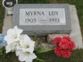 The Grave of Myrna Loy