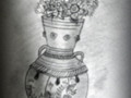 My first pencil sketch masterpiece ~ fLower VASE