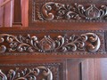 Hand Carved Hardwood Deep Relief Carved Staircase Riser Sides