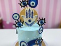 Las cake de ojo turco no paran y amo hacerlas de esa temática🧿  Me inspiro mucho y más cuando el cliente lo deja a mi criterio😍  Dale like si te encanta esta temática🧡  #jennyblueth #jennybluethcakes #cake #cakes #torta #tortas #cakedecoration #cakeoftheday #cakeoftheinstagram #cakeoftheweek #cakedesign #cakedesigner #maracay #caracas #valencia