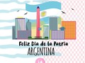 Feliz día de la patria Argentina!!🇦🇷 Este hermoso país que nos ha abierto sus brazos Taaan grandes!! 🤗Nos ha brindado su apoyo y su cobijo!!! Con su gente hermosa que amamos!!! 😊💜 . Gracias por hacernos parte!!!! Y ahora les pregunto! Cómo celebraron el día hoy??? Cuéntenme!!! Que hay taaantas costumbres que aún no se!!!! . L@s abrazo!!! Por aquí Gaby!!!🙋🏻‍♀️🌟. .  #kakatuas #amamosloquehacemos #diadelapatria #Argentina #ilustración #diseñamosparati #emprende #fiestas #bandera #somostodos #mipaistupais