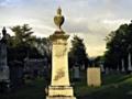 Sunlit Monument and Long Shadows