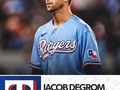 Los Rangers de Texas han colocado a Jacob deGrom en la lista de lesionados de 15 días con inflamación del codo derecho, según las relaciones públicas de los Rangers de Texas.