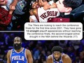 Los Philadelphia 76ers tuvieron un MVP la última vez que llegaron a la final de la conferencia 👀