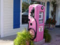 Pink Gas Pump in Boca Grande Florida