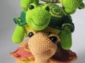 Very Cute Crocheted Turtles