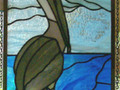 Pelican Stained Glass Panel