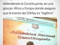 Informa la periodista @maryorin_m:  Tibisay Lucena está en Túnez defendiendo la Constituyente, en una gira por África y Europa donde asegura que el evento del 20May es legítimo.  #Risspost  #venezuela #miami #caracas