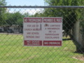 No Trespassing Sign -- English and Spanish