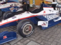 Indy cars in NFL colors