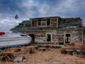 Abandoned boat house