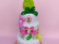 Para celebrar la vida estilo tropical💕💕 #flamingcake  #tortadeflamingo #fondantcake  #cabimas  #hechoamano  #instacake  #fondant  #hechoconamor